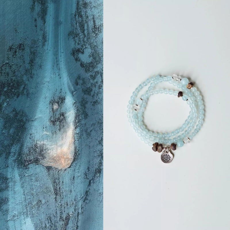 Zhaocai Series Yellow Phantom & Strawberry Quartz Bracelet with Tiger Eye