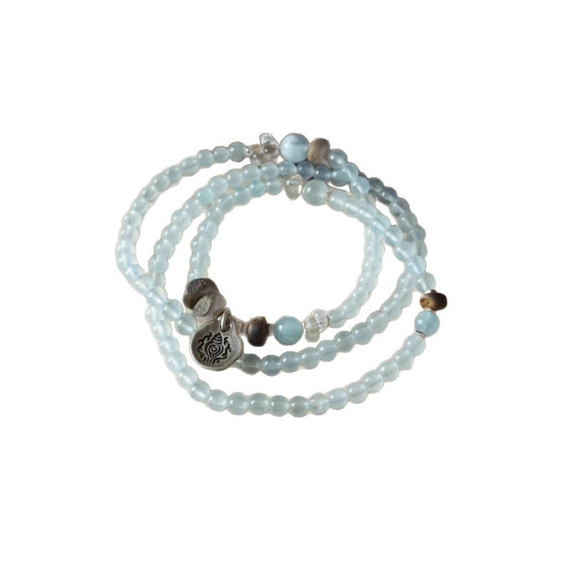 Zhaocai Series Yellow Phantom & Strawberry Quartz Bracelet with Tiger Eye - photo 3