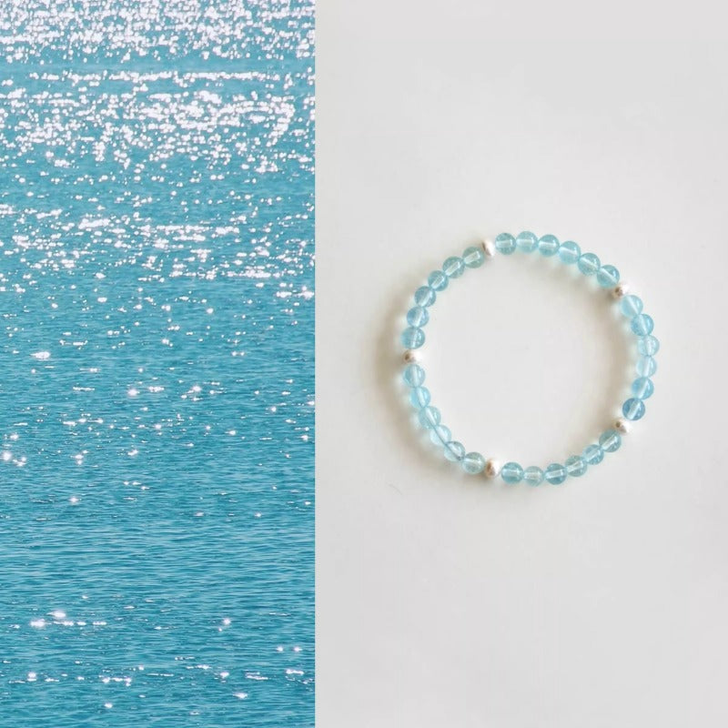 Shoushan Stone & Freshwater Pearl Layered Dopamine Bracelet