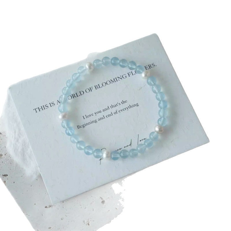 Shoushan Stone & Freshwater Pearl Layered Dopamine Bracelet - photo 5