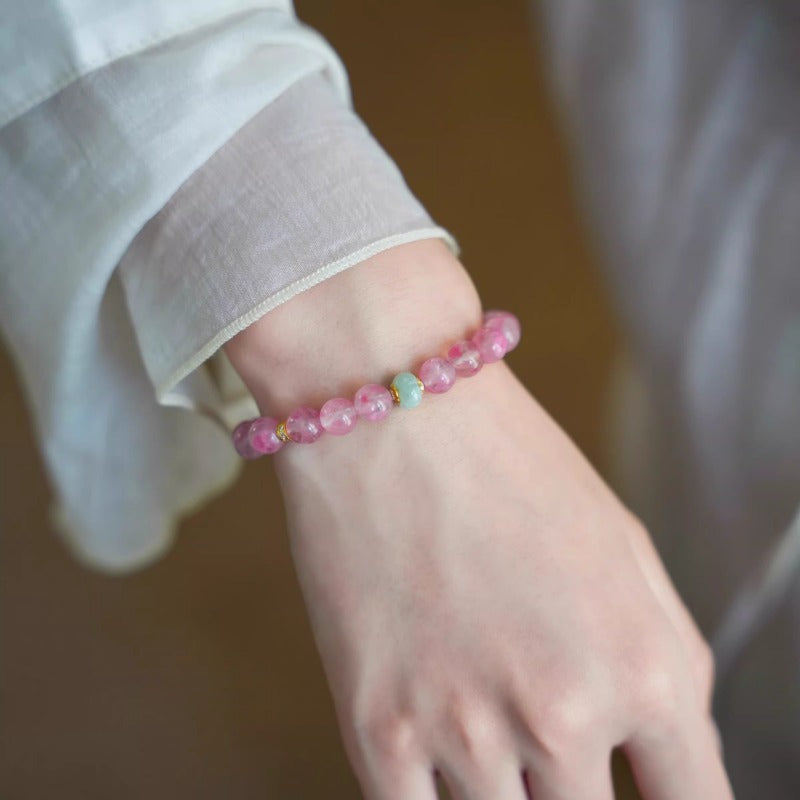 Sweet Cream Citrine Triple-Loop Multi-Gem Bracelet - photo 4