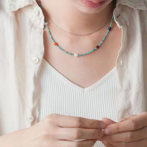 Natural Crystal Gemstone Bracelet — Style 21 - photo 2