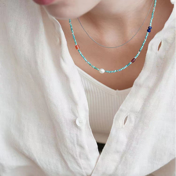 Natural Crystal Gemstone Bracelet — Style 21 - photo 4