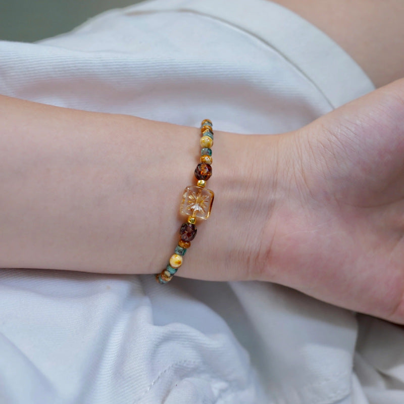 Natural Crystal Gemstone Bracelet — Style 24 - photo 2