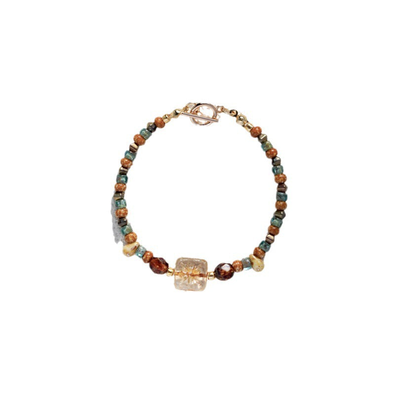 Natural Crystal Gemstone Bracelet — Style 24 - photo 4
