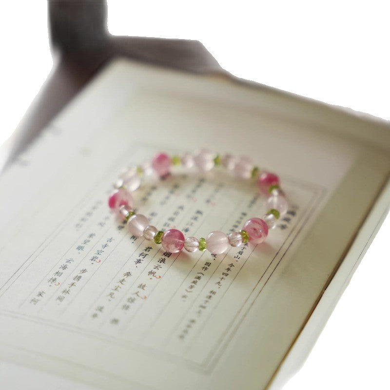 Morning Aquamarine Multi-Loop Crystal Bracelet, Wearable as Necklace - photo 4